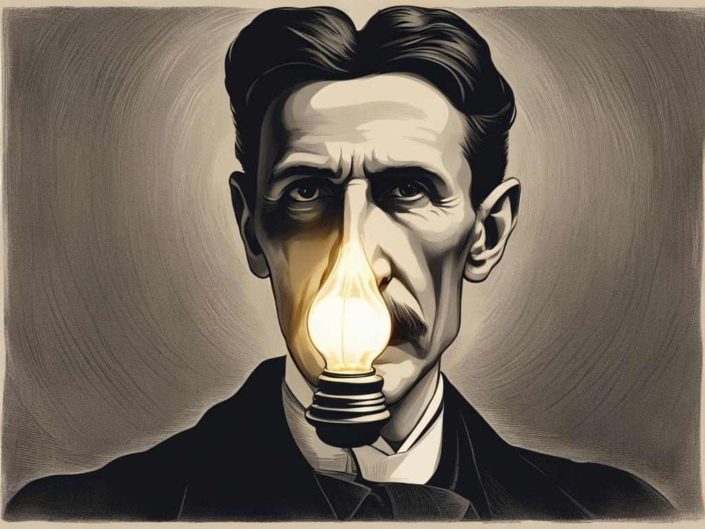 Nikola Tesla y su Bombilla Inalámbrica
