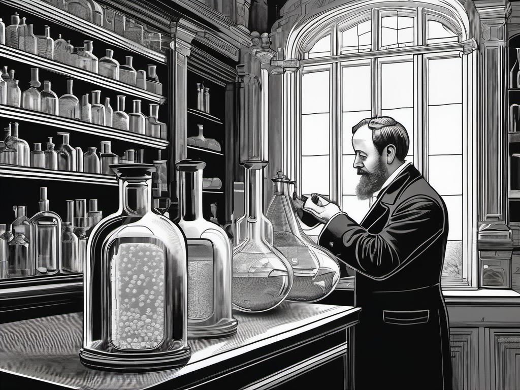 Experimento del Matraz de Cuello de Cisne por Louis Pasteur