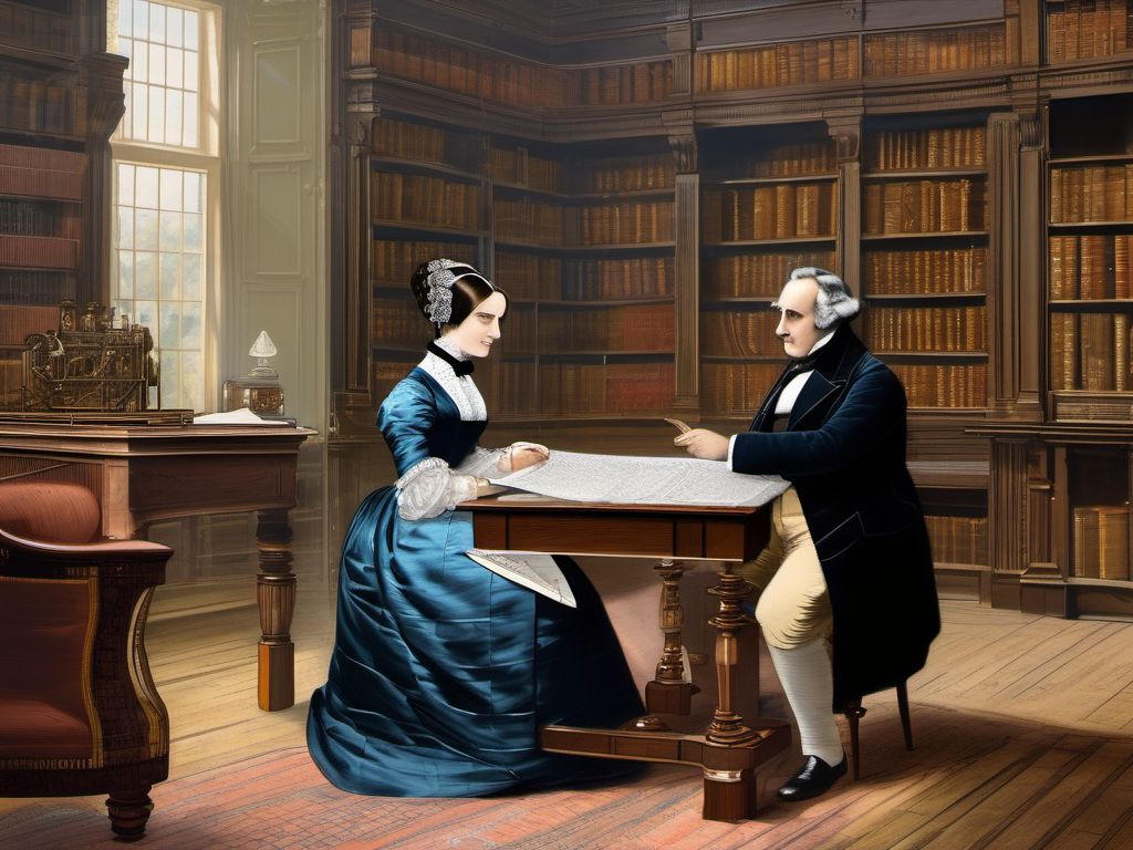 Colaboración de Ada Lovelace con Charles Babbage