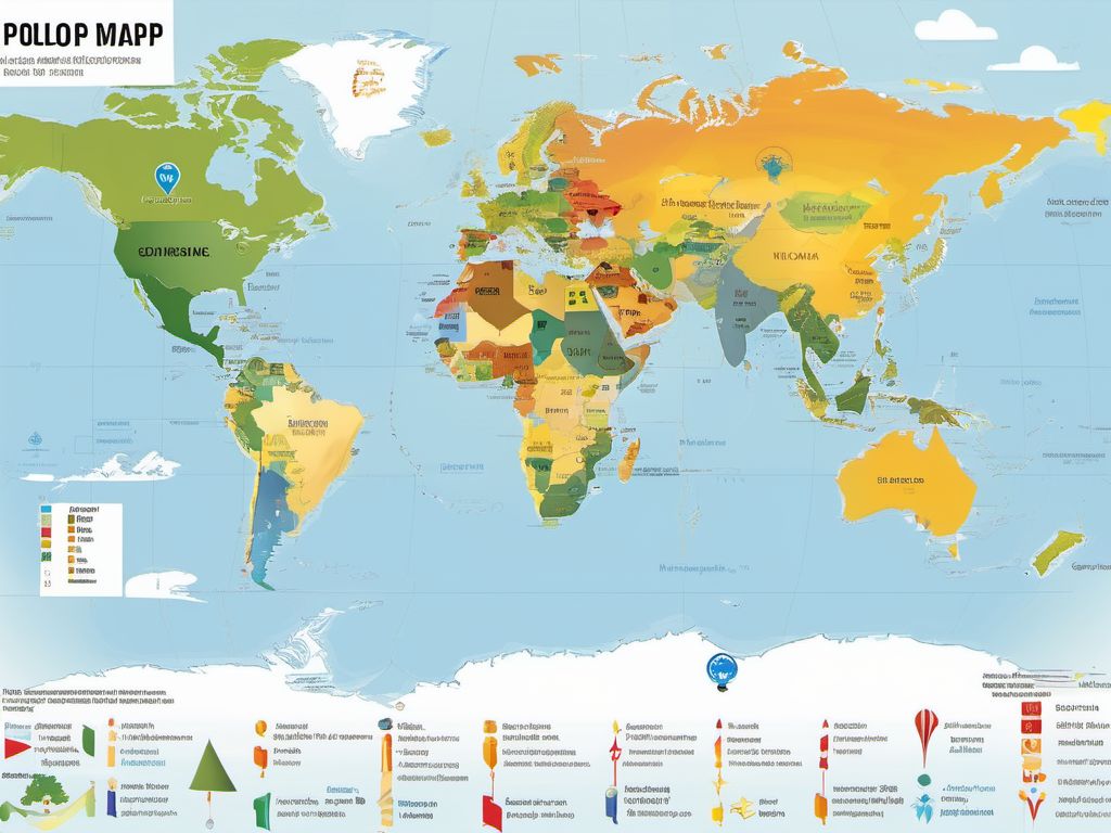 Mapa mundial del estado actual de la erradicación de la poliomielitis